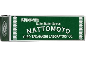 Nattomoto Japanese Natto Starter Spores () - 3g (enough to make 30kg of natto). 100% Product of Japan