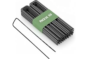 GARDENIX® Lot de 50 IronPEG Piquets de Fixation en Acier Longueur: 200 mm | Largeur: 30 mm | Epaisseur: 3 mm