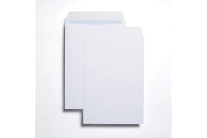 Indigo® C4 White Self-Seal Pocket Envelopes – Durable, Professional, Eco-Friendly Mailing Solution (Pack of 250)