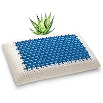 Federa Cuscino In Aloe Vera 42x70 Cm - Ipoallergenica, Traspirante Per Cuscini Ortopedici - Foto 2