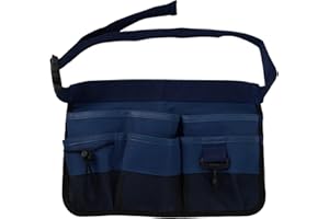 HomyComy Ceinture porte-outils unisexe pratique pour le jardinage et la fleuristerie Ceinture d'outils de travail avec 7 poches Ceinture de menuisier