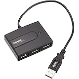 Amazon Basics USB Hub 2.0 Ultra with 4 Ports