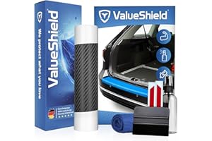 ValueShield Osłona progu bagażnika pasująca do Audi A6 C8 2018-2025 & S6/RS6 (5-drzwiowa, limuzyna): folia o wysokiej wydajności, folia ochronna do lakieru i ochrona przed zadrapaniami do bagażnika,