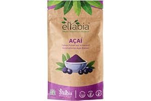 ELTABIA Acai Pulver 500g in Rohkost-Qualität | 100% rein ohne Zusatzstoffe und Vegan | Acaibeeren Pulver ideal für Bowl Smoothie Müsli Saft Sorbet