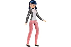 Bandai - Miraculous Ladybug - Bambola con paillette - Marinette - bambola articolata da 26 cm - P50375