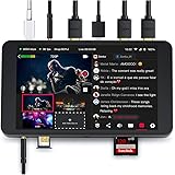 YoloLiv YoloBox Portable Multi-Camera Live Streaming Equipment Encoder Switcher Recorder Monitor 4 in 1 4G