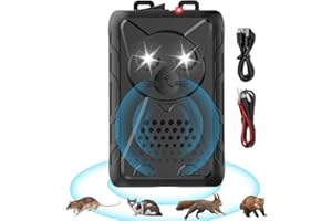 YUCEN Rodent Repeller Ultrasonic Under Hood,Repeller to Keep Pine Martens,Anti-Martor Repellent,Pest Mouse Repeller for Car,Garage,Warehouse,Rat Rodent Pest Animal Deterrent for Vehicle Protection Indoor