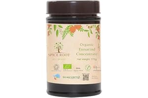 SPICE ROOT Bio Concentré de Tamarin 375g (Bio Tamarin) - Certifié Biologique, Qualité Supérieure | Végétalien | Aucun additif | Goût supérieur