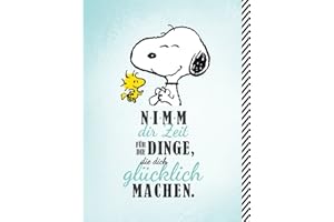 Peanuts 'Snoopy Collection Nimm Dir Zeit, DIN A4, 80 Blatt, Kariert