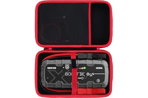 Peyyargo skyddsfodral för Boost UltraSafe starthjälp powerbank, Svart + röd, Tasche für Boost X GBX155 / GB150, modern