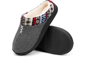 MaxMuxun Pantofole Donna Pantofole Casa/Esterno in Memory Foam - Calde Leggere Morbide Comode e Antiscivolo