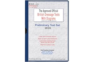 OXYCUTE GD Official Laminated British Dressage Tests with Diagrams: Preliminary Test Set