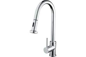 Bristan APR PULLSNK C Apricot Professional Kitchen Sink Mixer Tap with Pull Out Hose and Spray Function, Chrome