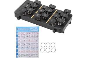 LIEBEWH Guitar Chord Changer Tool Aid Learning System Strumenti per L'apprendimento di Accordi per Chitarra Strumenti Musicali Didattici per Chitarra Folk