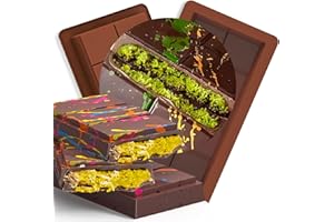 Axingqiwu 2 Pezzi Stampi in Silicone per Dubai Chocolate Stampo Cioccolato Tavoletta