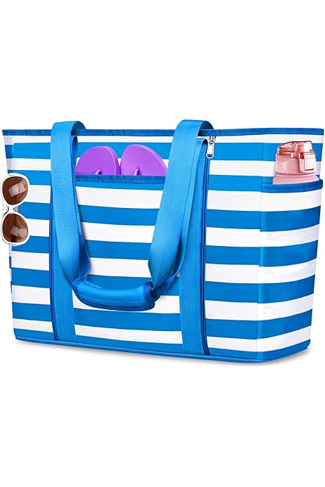ENCOUN Borsa Mare Grande Impermeabile Multifunzionale Costellazione Beach Tote Bag Per Spiaggia, Piscina, Vacanza, Viaggio