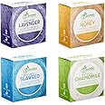 Solid Shampoo Bar And Conditioner Effect Hair Soap – 4 Pack 100% Organic Shampoo Bars For Hair With All Natural Plant Based Essential Oils And Eco Friendly Zero Waste Biodegradable Packaging
