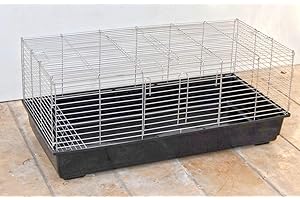 MPS Gabbia per porcellini d’india, conigli, roditori, gabbia XL, 1,00 m