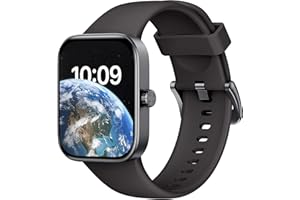 ASWEE Smartwatch, 1.85" Orologio Smartwatch Uomo Donna Con Effettua/Risposta Chiamate, 100+ Modalità Sportivo/Cardiofrequenzimetro/Sonno Contapassi Fitness Tracker, IP68 Smart Watch Per Android iOS