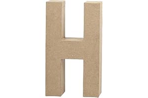 Creativ 26607 20.5 cm 1-Piece Papier Mache Letter H