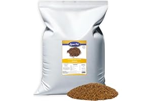 Lyra Pet® 25 kg graines de lin | Riche en acides gras oméga-3 & fibres & protéines | Complément alimentaire pour oiseaux sauvages & petits rongeurs | Nutritionnel nourriture pour oiseaux toute l'année