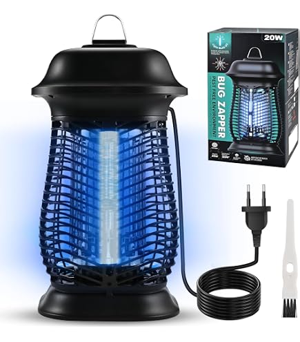 Elektrischer Insektenvernichter 18W – UV-Lampe, 4000V, Wasserdicht IPX4 | Für Innen & Außen Bis 100 M², Fliegenfalle Leise
