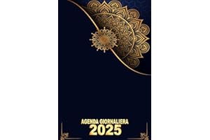 Agenda 2025 giornaliera: un giorno per pagina , 12 mesi da gennaio a dicembre .