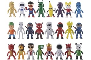LUXETOYS Stumble Guys Toys Stumble Guys Lot de 24 figurines Stumble Guys en PVC Décoration Collection