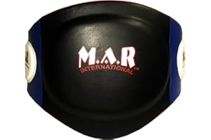 MAR INTERNATIONAL MAR | Heavy Duty Training Body Protector Pad Belly Targets for Muay Thai Boxing MMA Kickboxing & Combat Sports Training Belly Targets Body Shield Belly Guard Striking Shield