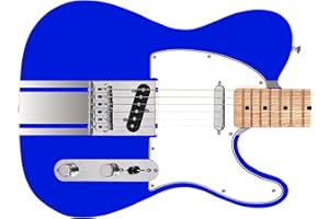 DESIGNDIVIL Autocollant pour guitare et basse Motif rayures de course Argenté