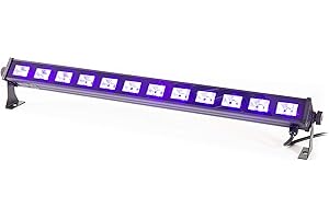 ‎LIGHTMAXX LightmaXX Nano UV BAR LED, Schwarzlicht, 12x 3 Watt UV LEDs, 36 Watt, 50 x 50 x 650 mm, Inklusive Montagebügel