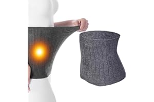 Leikedun Calentador de riñón de cachemira suave, cintura elástica trasera, Faja Lumbar Caliente para Hombres Mujeres para Cintura de Apoyo Caliente Dolores Menstruales