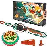 Infinity Nado - Spinning Top Boys, Battle Tops Launcher, Beyblade Nado, Metal Oyuncak, 5+ Yaş, B&ouml;l&uuml;nm&uuml;ş Seri - Alevli R&uuml;zgar 