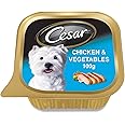 Cesar Dog Food, Chicken and Vegetables Dog Wet Food 100g, Formulated Without Grains, Complete and Balanced Dog Nutrition
