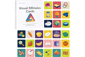 Richgv Tarjetas Flashcards Bebe,Tarjetas Flash Juguetes Bebes 12-36 Meses Dibujos de Colores Tarjeta Flash Educativa para Bebés Recién Naci,5.5 x 5.5 Pulgadas,40 Imágenes