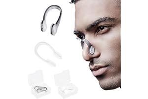 JeoPoom Nariz para Natación, Pinzas De Nariz, Silicona Impermeable Clip, Clips De Nariz para Nadar para Nadadores Profesionales