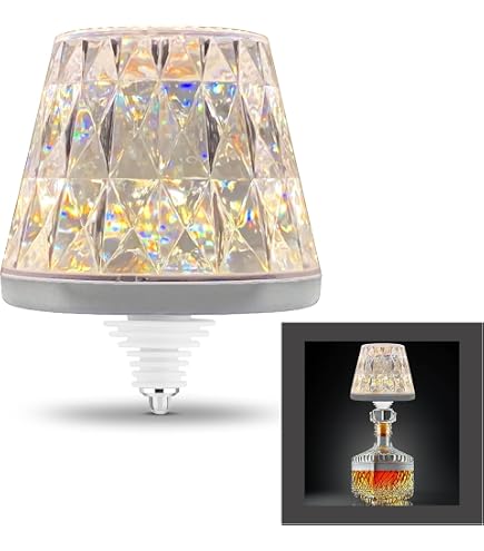 Lampe Bouteille LED RGB Rechargeable - Touche Tactile, IP54 - Pour Restaurant, Chambre, Café - Décoration D'Ambiance