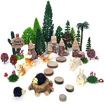 12 Stück Mini-Tierfiguren Aus Harz – Deko Für Feengarten, Zimmer & Kuchen