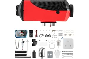 1inchome Calefacción Estacionaria 12V, Calefaccion Diesel Ajustable con Pantalla LCD, Calentador de Aire Diésel con Control Remoto, Bajo Consumo para Coche Furgoneta, Automóvil Camiones Barco Autobús