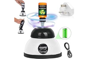 HUHKOUAE Lab Vortex Mixer,5200rpm Touch Function Mini Vortex Shaker,forpainter Paints Pigment,Acylic Paints, Tattoo Ink, Gel Polish, Eyelash Adhesives (charging style)