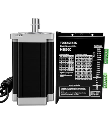 YS-serie 1-as 6,50Nm 920,48oz.in Nema 34 Closed Loop Stappenmotor Kit V2 0 Met Voeding 1 Clys65 V20 YS-serie 1-as 6,50Nm 920,48oz.in Nema 34 Closed Loop Stappenmotor Kit V2 0 Met Voeding 1 Clys65 V20