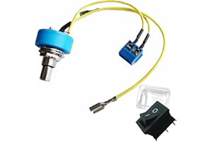 Tour Fit Potenciómetro de interruptor de 1 K Ohm para Powakaddy Freeway, carretera, Classic, Legend carrito de golf, interruptor de encendido/apagado y cubierta incluidos