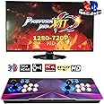 [26780 Games in 1] Classic 3D Arcade Game Console, Pandora's Box Retro Game Machine with Arcade Joystick Double Stick, Support 3D Games, HDMI VGA USB, 1280X720 Full HD Video Game