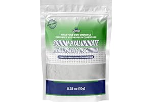 MYOC Sodium Hyaluronate Powder (Hyaluronic Acid Powder) - 10 g Sodium Hyaluronate Cosmetic Grade - Perfect Ingredients for Skin Hydration and Moisturisation