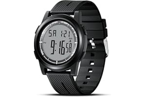 LN LENQIN Mens Watches - Digital Waterproof Sports Watch Men Ultra-Thin Military Watch, Backlight and Minute Stopwatch Alarm