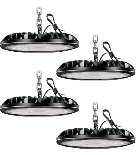 Viugreum 10 Pezzi 1000W Faretto UFO LED Interno Industriale