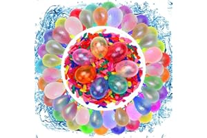 AONUILY Water Balloons, 1000 Pcs Water Bombs Magic Water Balloons with Refill Quick and Easy Kit for Summer Water Balloon Fight Splash Party