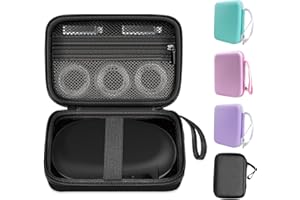 APKOL Tasche Kompatibel mit Nelko P21 Case, SUPVAN E10/E16 Beschriftungsgerät, für PRT/NIIMBOT D110/Pristar P15 Labeldrucker Mini Bluetooth Handgerät Etikettendrucker (nur Tasche)-Schwarz