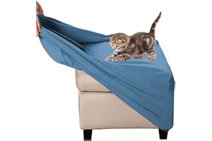 ZEAINK Ottomane Schonbezug Hockerbezug 40x40/50x50/60x60 Hocker Husse für Fußhocker Quadratisch, Stretch Bezug Ottomane Abdeckung Überzug Hocker Protector Waschbar Hockerabdeckung ( Color : #5 , Size : 50x50