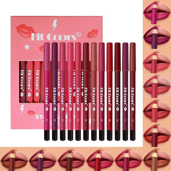 Domality 10 Farben Flüssiger Lippenstift Set – Matt & Glänzend, Langanhaltend, Wasserfest